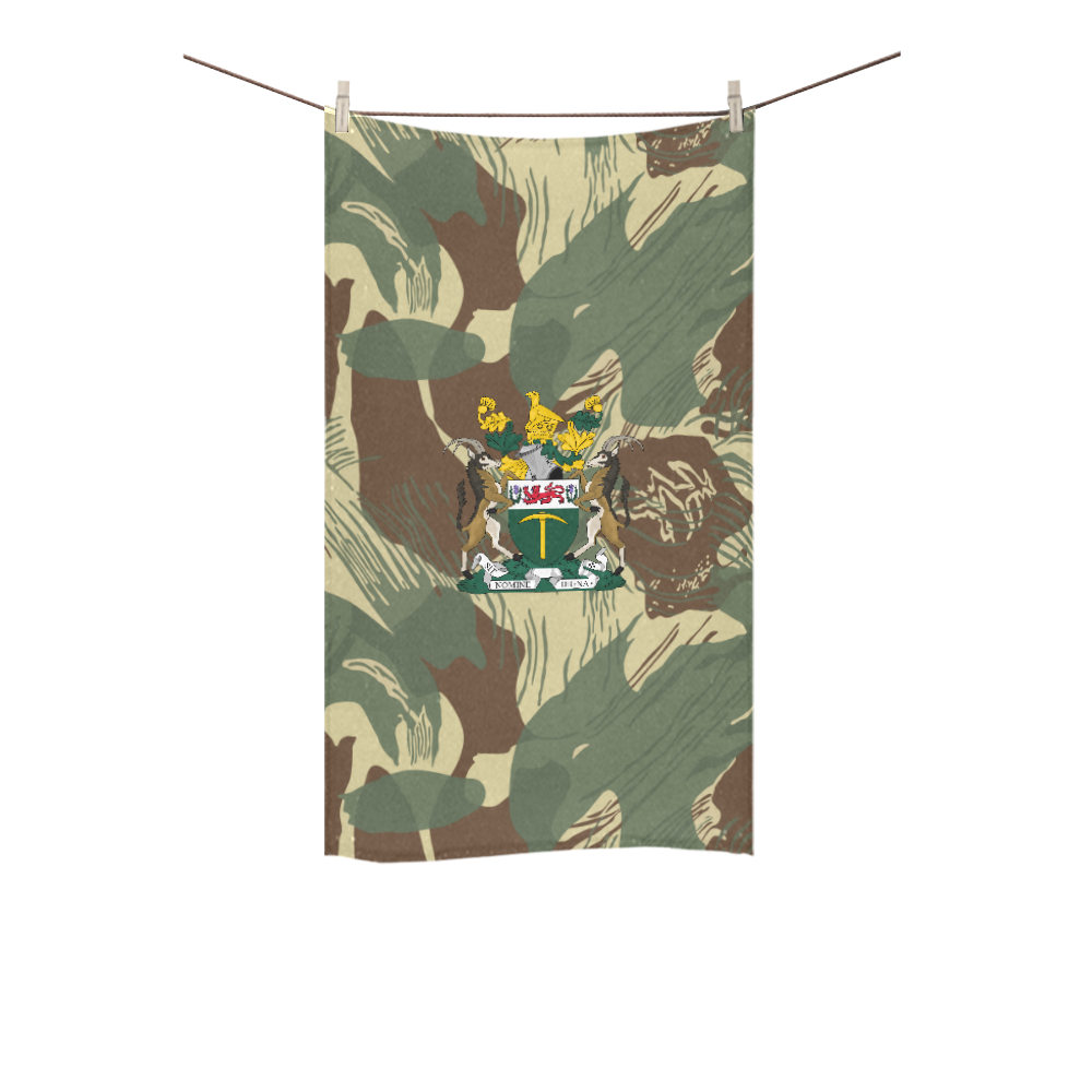 Rhodesian Brushstrokes Camouflage V2 Custom Towel 16"x28"