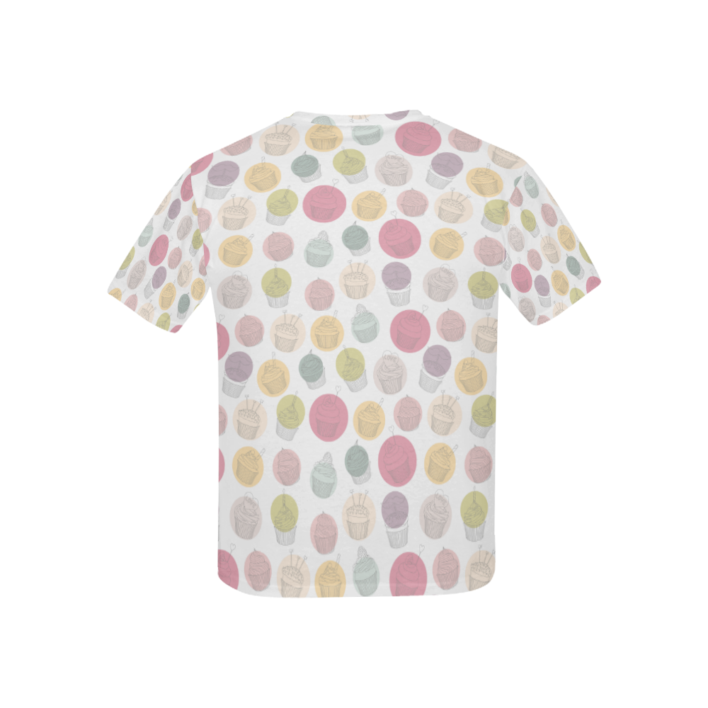 Colorful Cupcakes Kids' All Over Print T-shirt (USA Size) (Model T40)