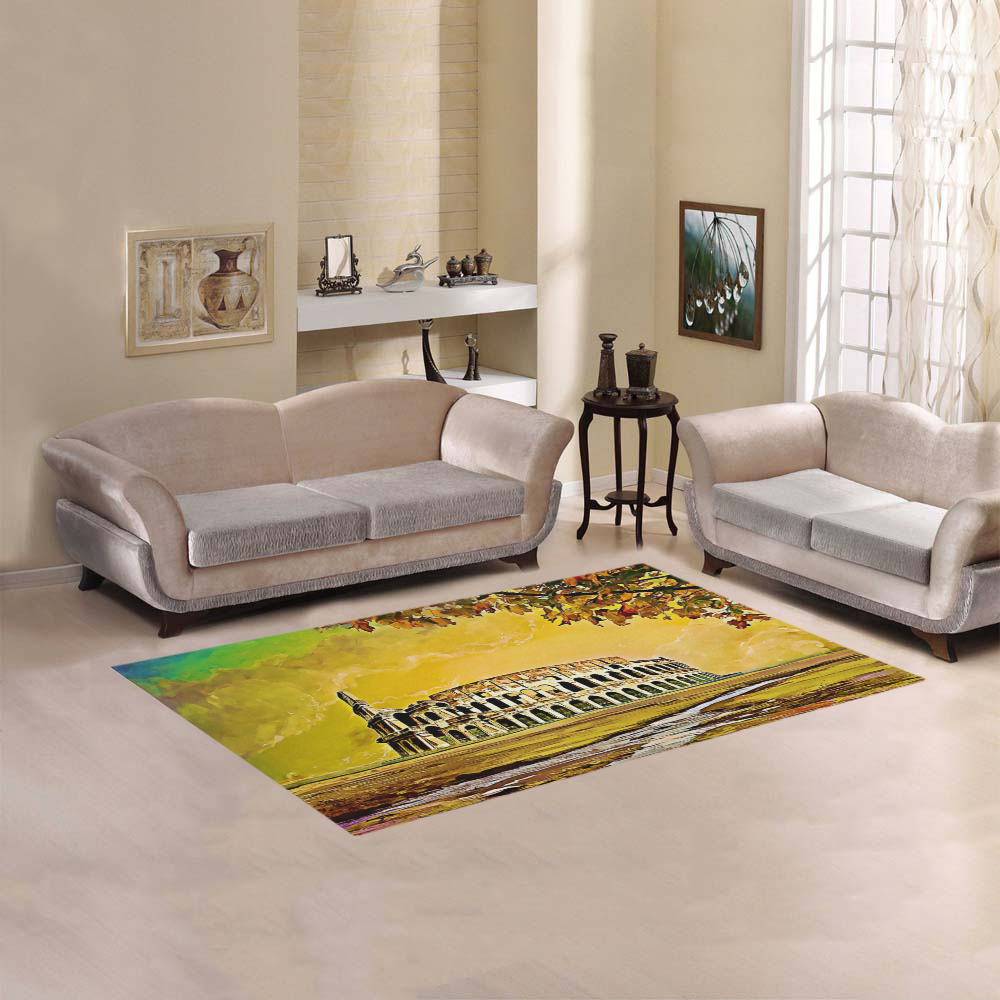 Colosseum Italy Area Rug 5'x3'3''