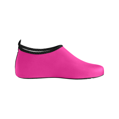 color deep pink Women's Slip-On Water Shoes (Model 056)
