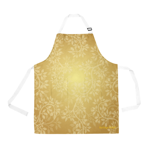 Fairlings Delight's Floral Collection- Golden Florals 53086 All Over Print Apron