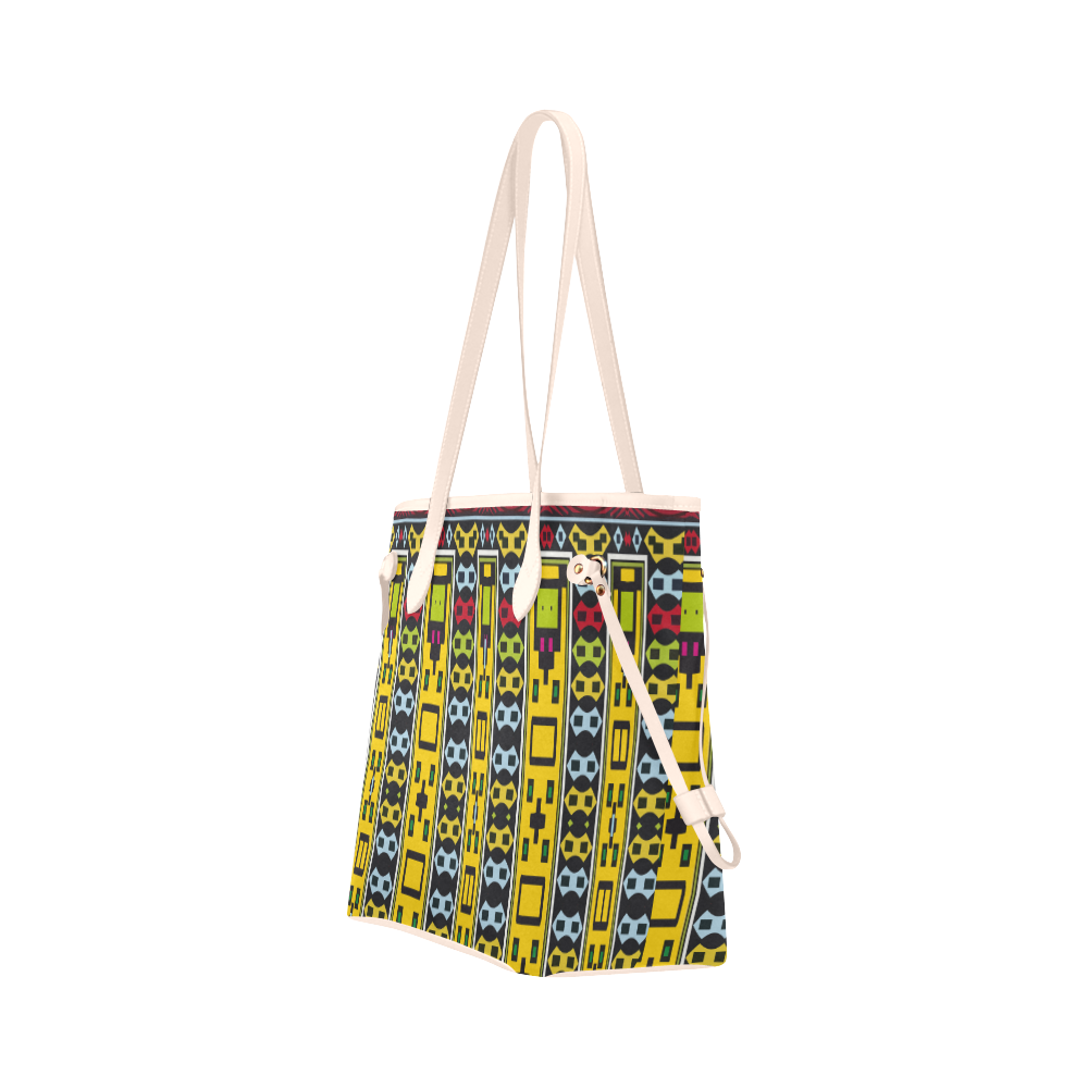 Shapes rows Clover Canvas Tote Bag (Model 1661)