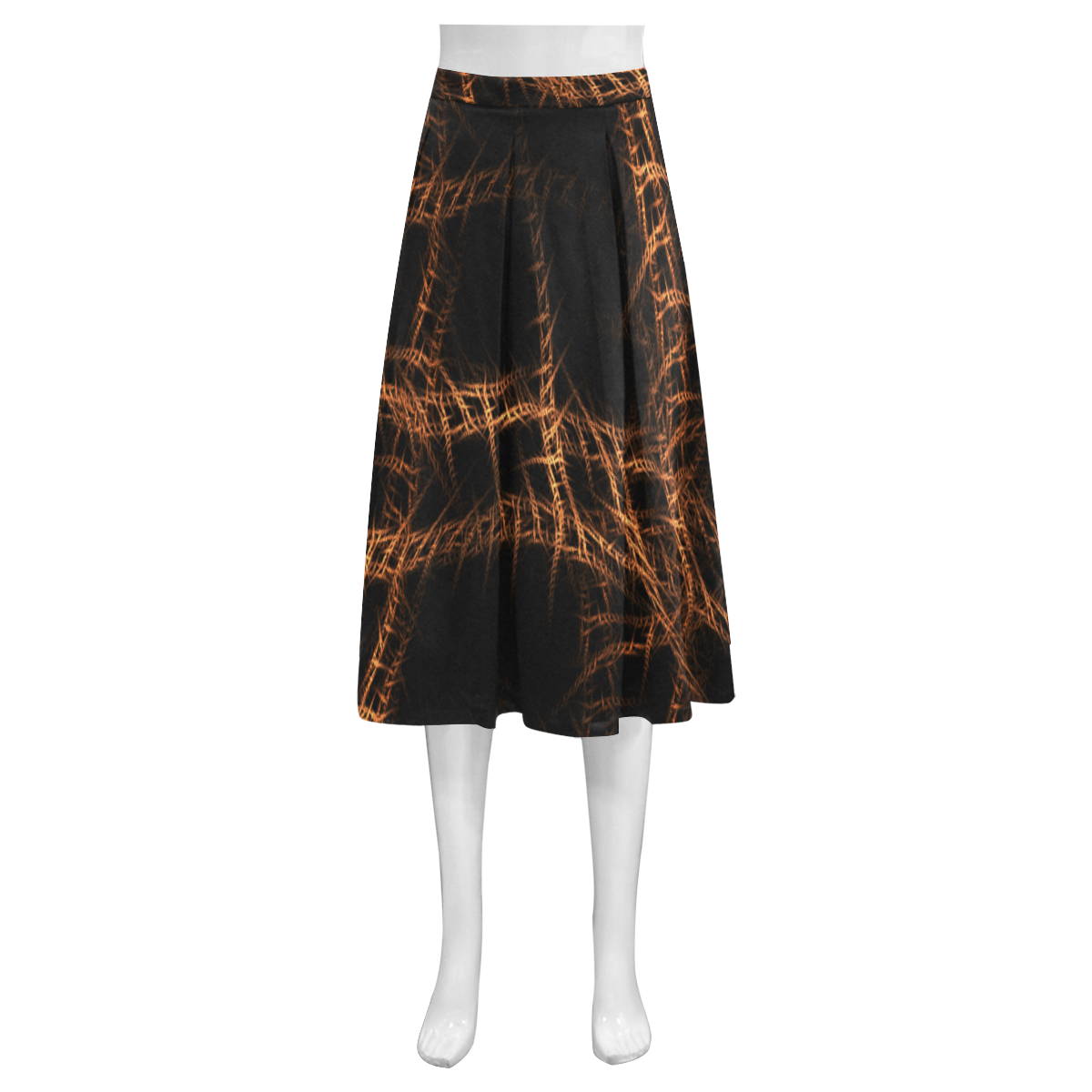 Trapped Mnemosyne Women's Crepe Skirt (Model D16)
