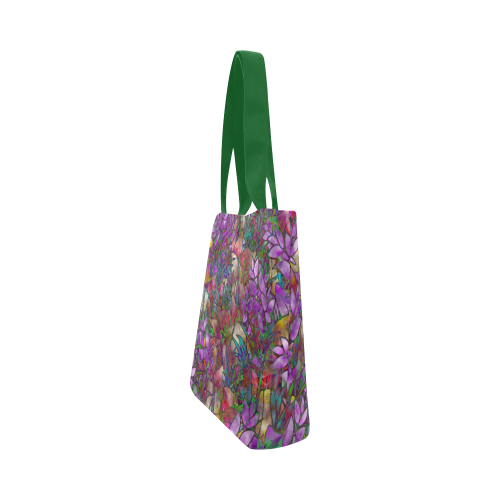 Floral Abstract Stained Glass G175 Canvas Tote Bag (Model 1657)