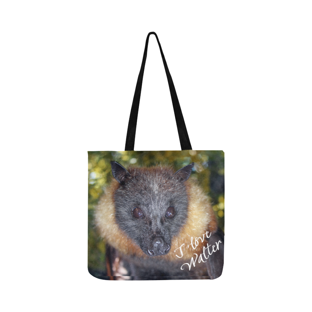 I love Walter the bat tote Reusable Shopping Bag Model 1660 (Two sides)