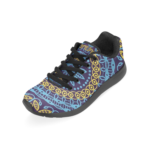 MANDALA PLANETS ALIGN Women's Running Shoes/Large Size (Model 020)