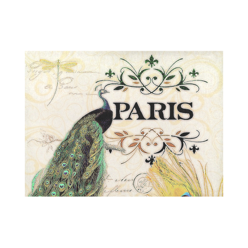Paris Peacock Placemat 14’’ x 19’’ (Set of 4)