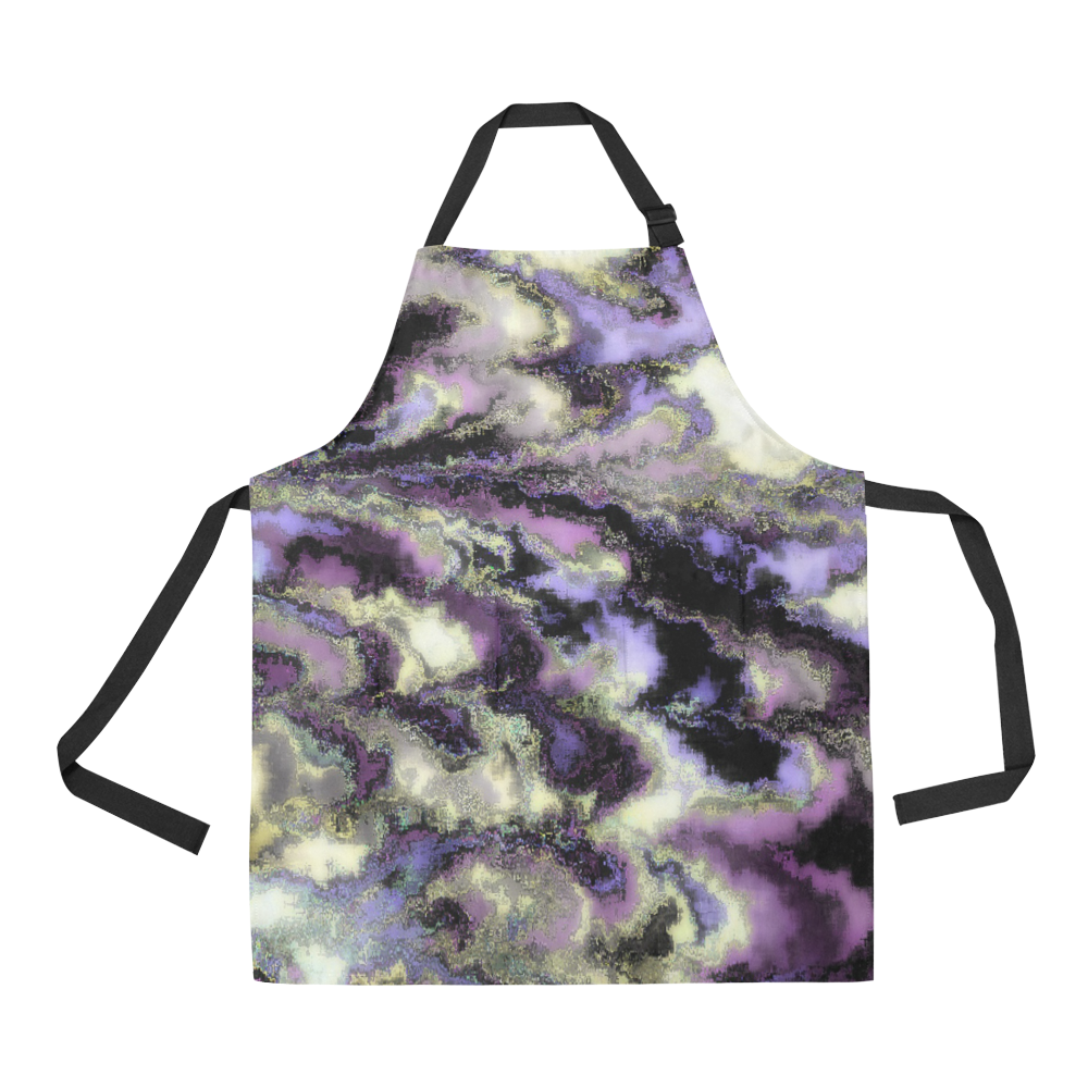 Purple marble All Over Print Apron