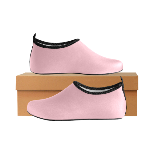 color pink Women's Slip-On Water Shoes (Model 056)