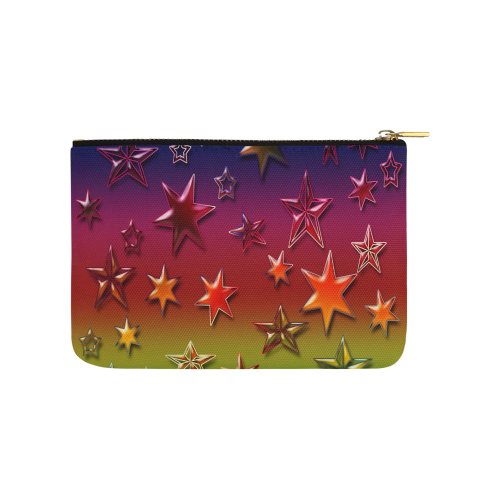 Rainbow Stars Carry-All Pouch 9.5''x6''