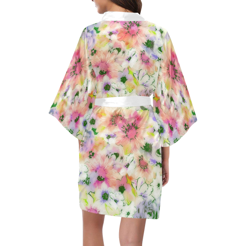 pretty spring floral Kimono Robe