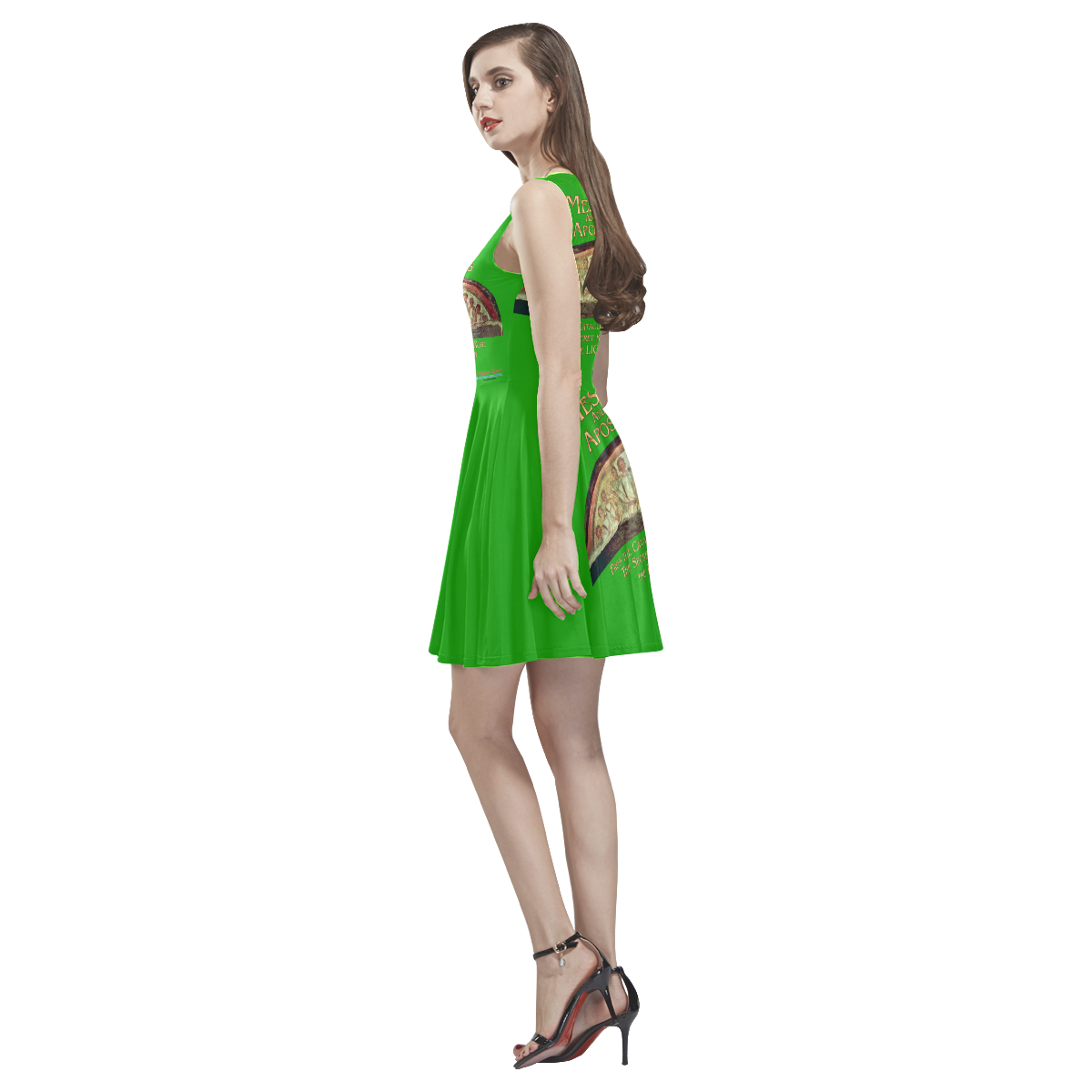 MessiahDesign-in-Eng Thea Sleeveless Skater Dress(Model D19)