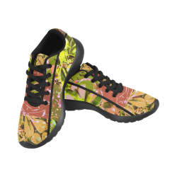 Foliage Patchwork #5 by Jera Nour Women's Running Shoes/Large Size (Model 020)