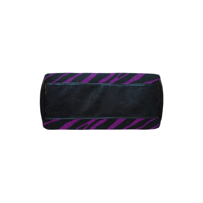 Ripped SpaceTime Stripes - Purple Boston Handbag (Model 1621)