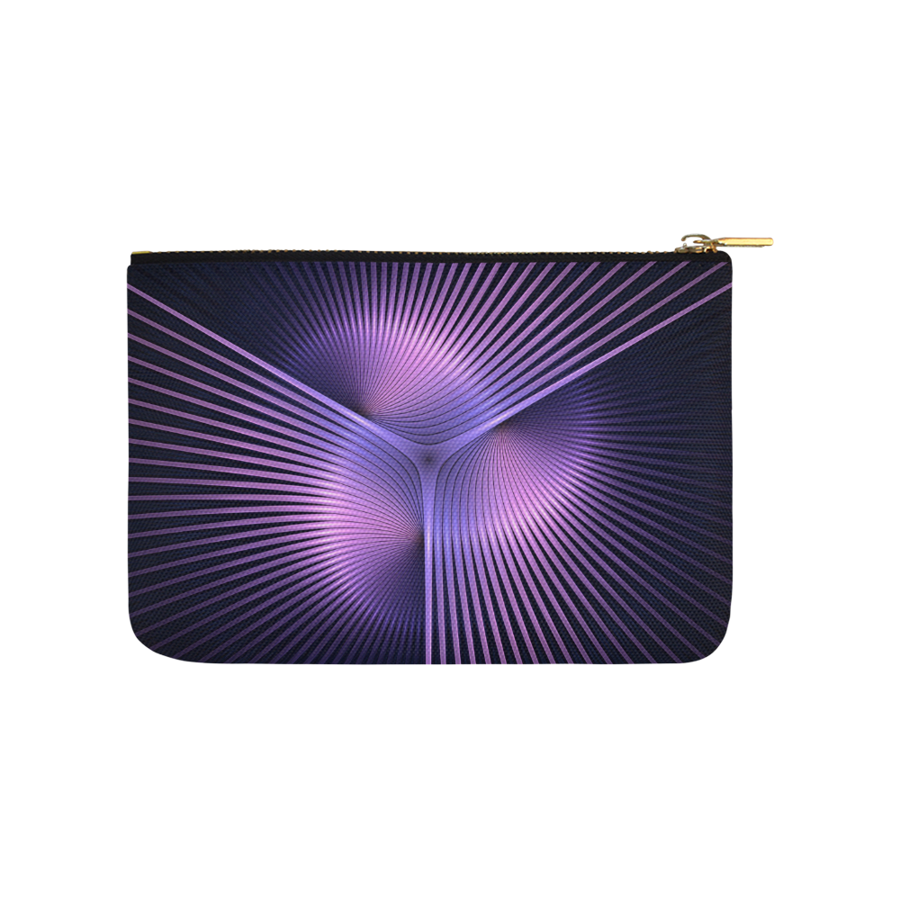Purple Rays Carry-All Pouch 9.5''x6''