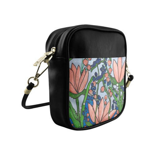Flower Art Sling Bag (Model 1627)