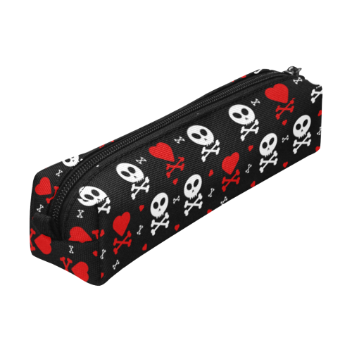 Skull and Crossbones Pencil Pouch/Small (Model 1681)