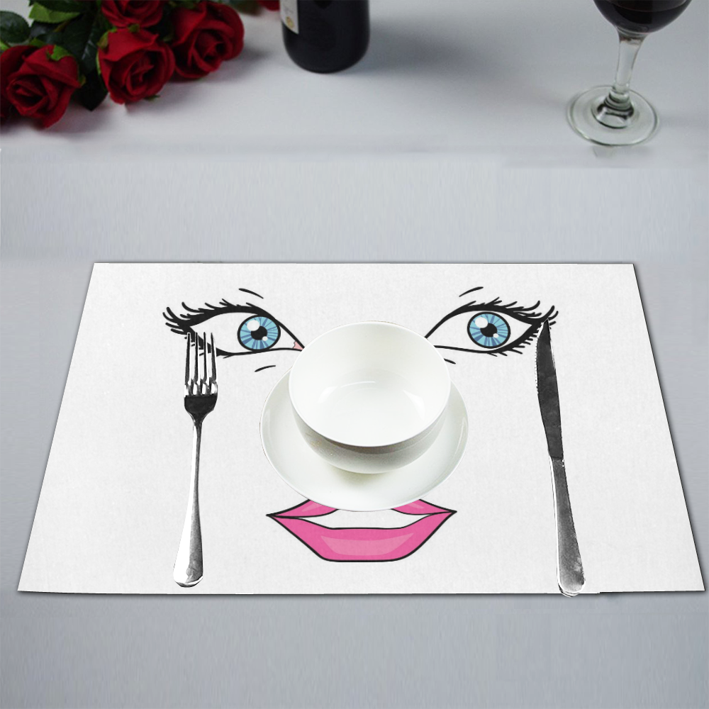 Eyes & Lips Placemat 12’’ x 18’’ (Set of 4)