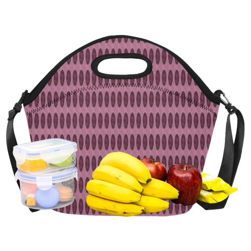 Berry Oval Mod Neoprene Lunch Bag/Large (Model 1669)
