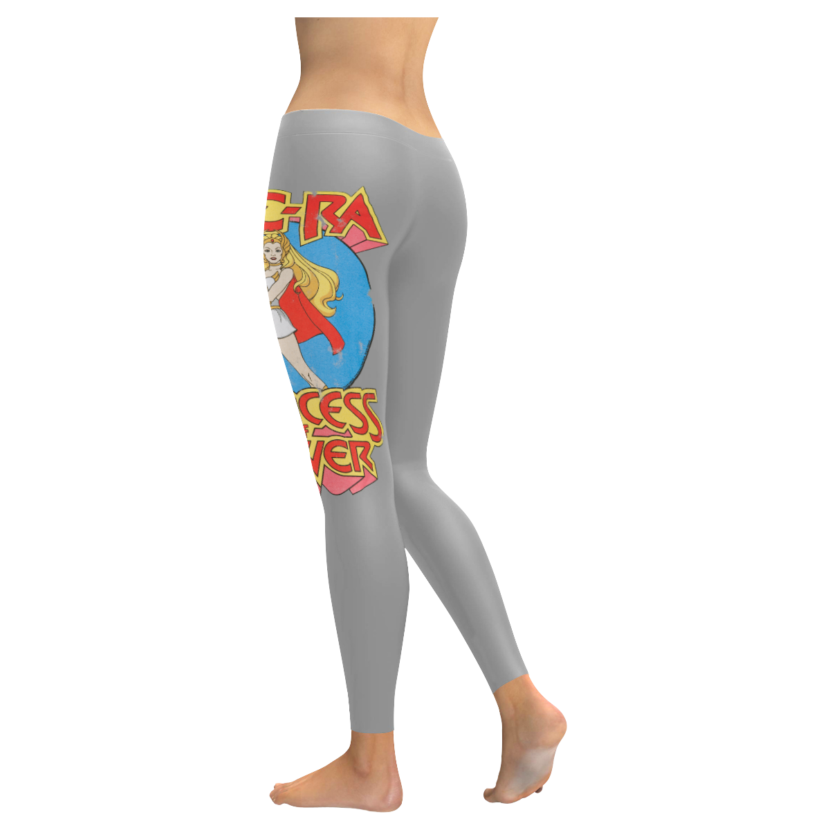 She-Ra Princess of Power Women's Low Rise Leggings (Invisible Stitch) (Model L05)