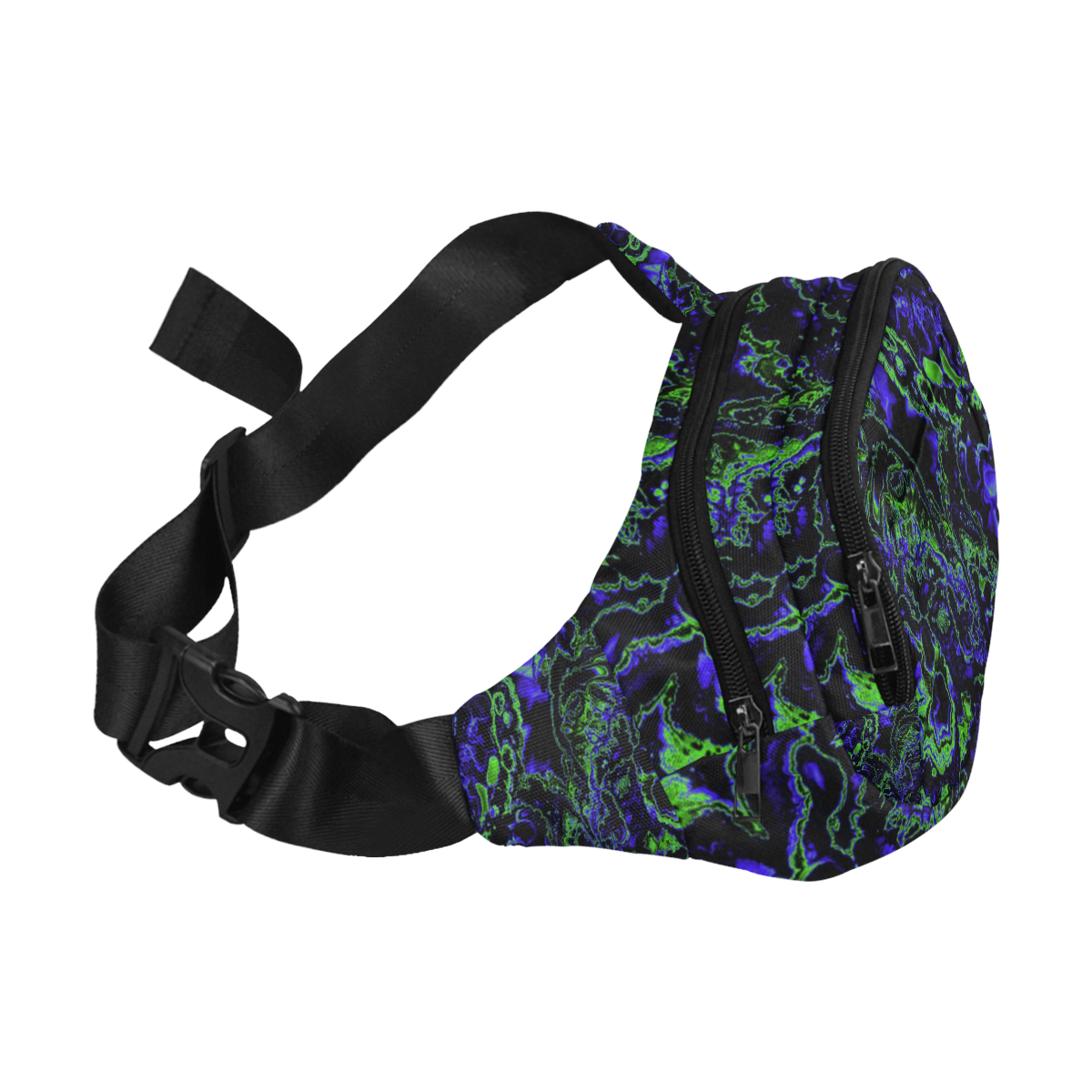 power fractal C by JamColors Fanny Pack/Small (Model 1677)