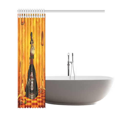 Fantasy women with carousel Shower Curtain 69"x72"