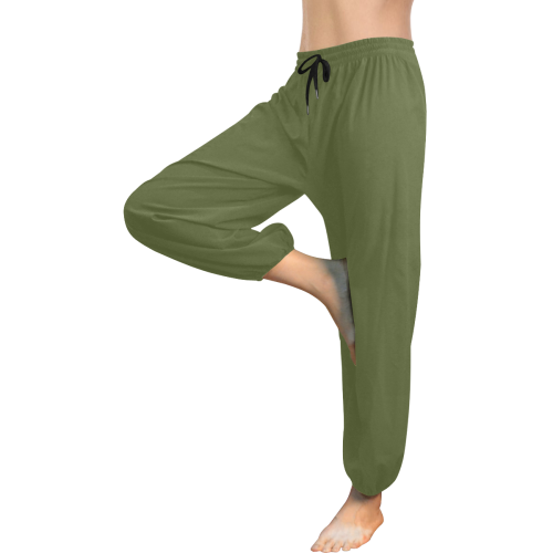 Cedar Green Women's All Over Print Harem Pants (Model L18)