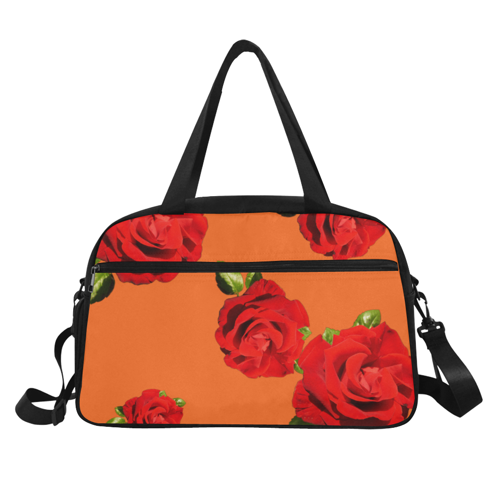 Fairlings Delight's Floral Luxury Collection- Red Rose Fitness Handbag 53086a2 Fitness Handbag (Model 1671)