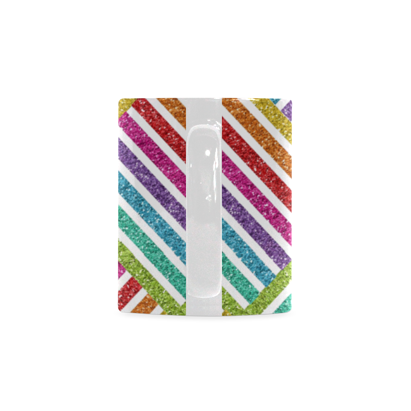 glitter rainbow White Mug(11OZ)