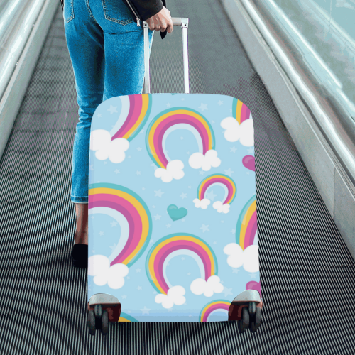 Rainbow Sky Luggage Cover/Large 26"-28"