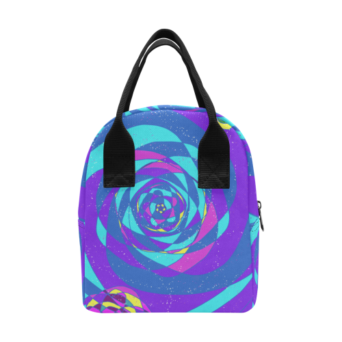 Swirl Design Zipper Lunch Bag (Model 1689)