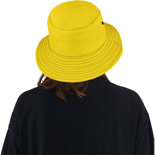 color gold All Over Print Bucket Hat