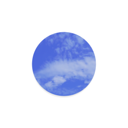 Blue Clouds Round Coaster