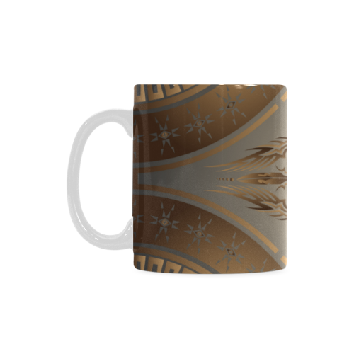 Fire (Brown) White Mug(11OZ)