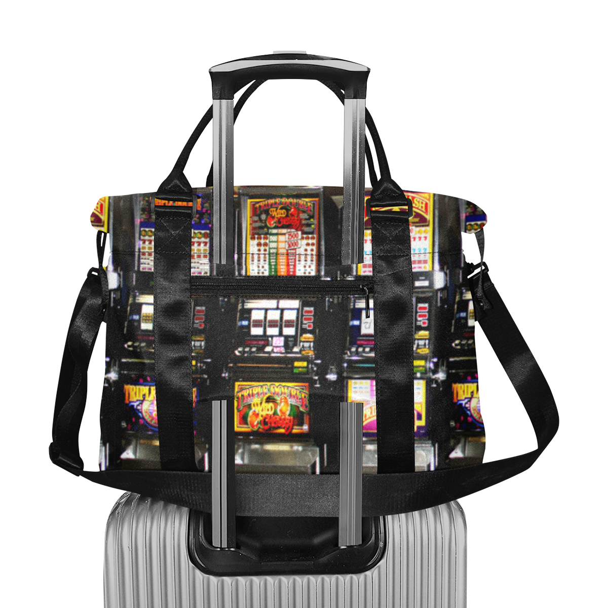 Lucky Slot Machines - Dream Machines Large Capacity Duffle Bag (Model 1715)