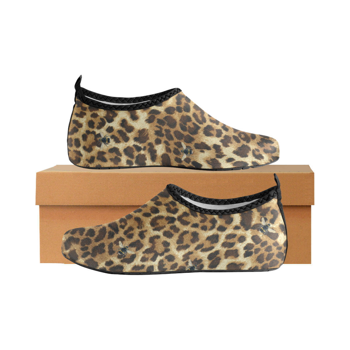 Buzz Leopard Women's Slip-On Water Shoes (Model 056)