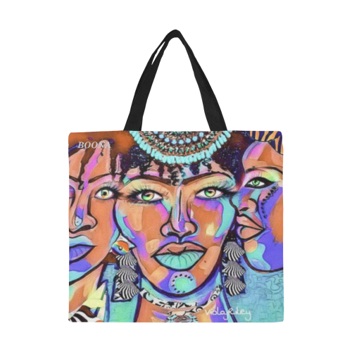 BOONA BAG All Over Print Canvas Tote Bag/Large (Model 1699)