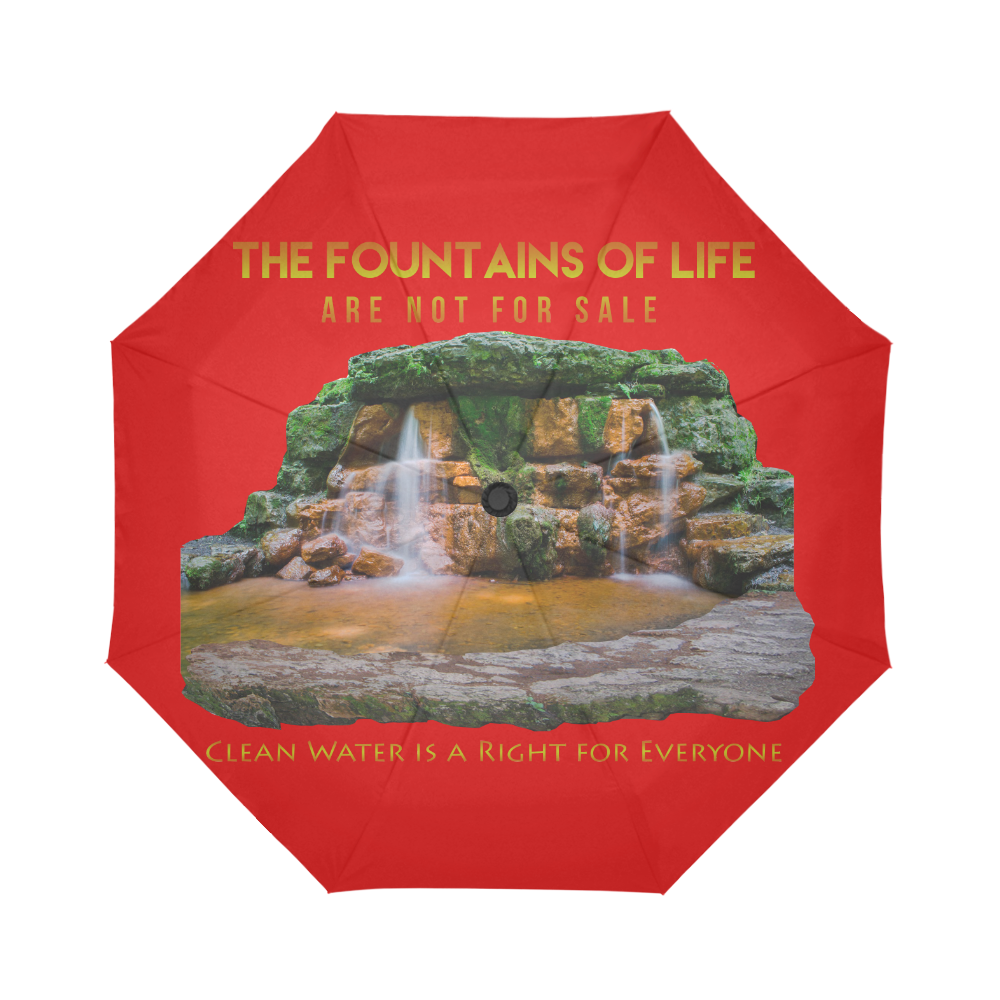 Fountains-of-Life Umbrella Auto-Foldable Umbrella (Model U04)