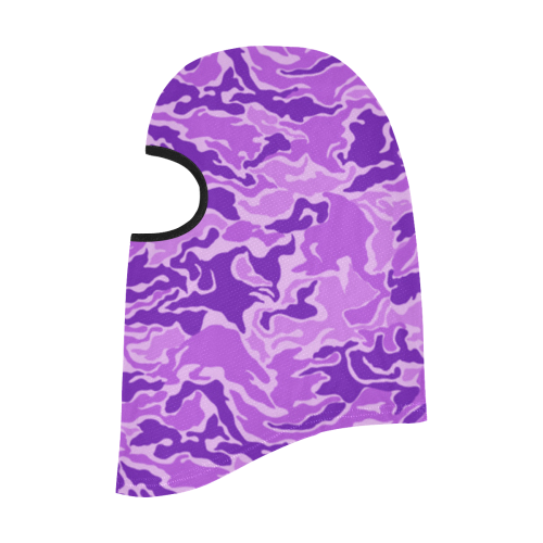 Purple Camouflage Balaclava All Over Print Balaclava