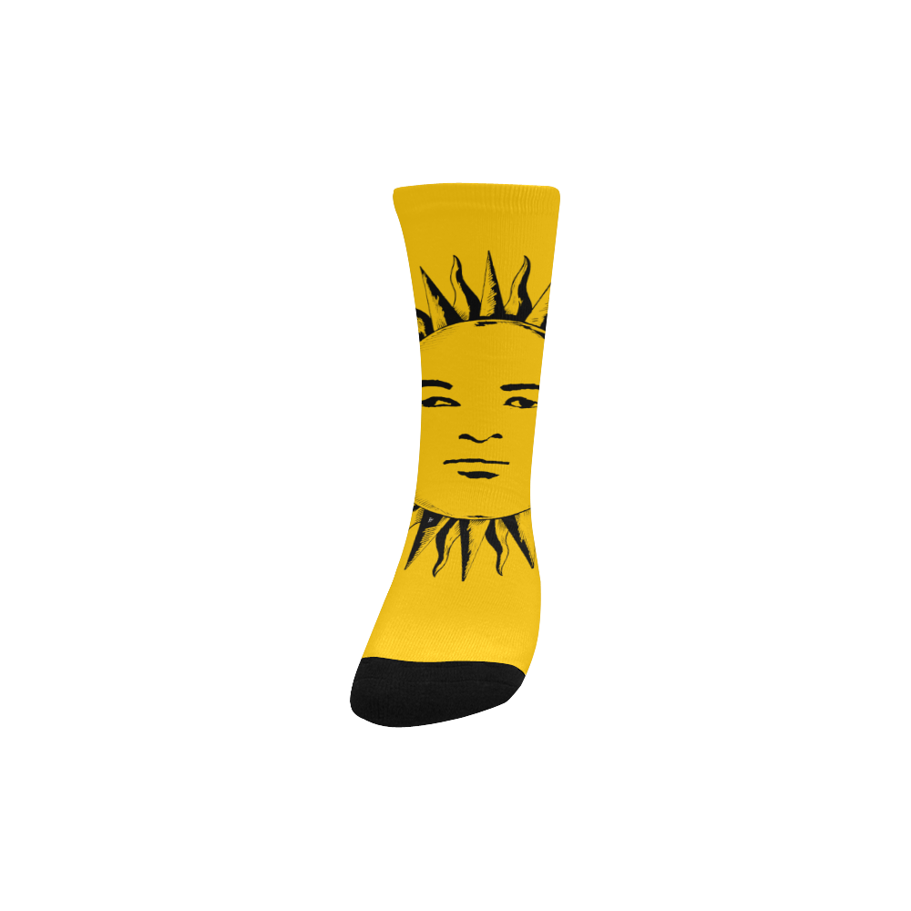GOD Kids Socks Yellow & Black Kids' Custom Socks