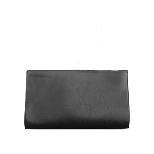 RED QUEEN SYMBOL PATTERN GREY WHITE & BLACK Clutch Bag (Model 1630)