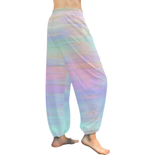 noisy gradient 1 pastel by JamColors Women's All Over Print Harem Pants (Model L18)
