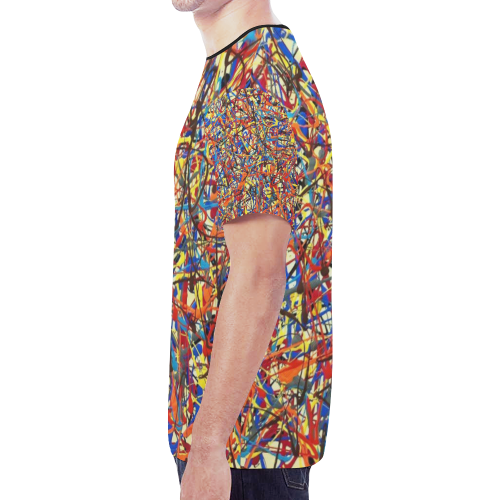 Colors & Chaos New All Over Print T-shirt for Men (Model T45)