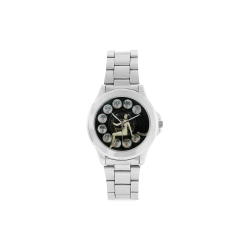 Please Wait for the Dial Tone 2 Unisex Stainless Steel Watch(Model 103)