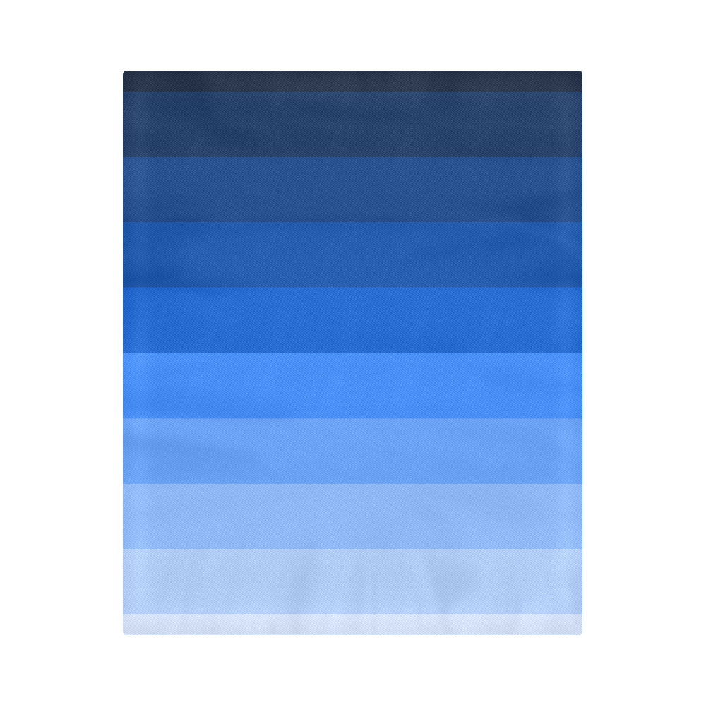 Blue stripes Duvet Cover 86"x70" ( All-over-print)
