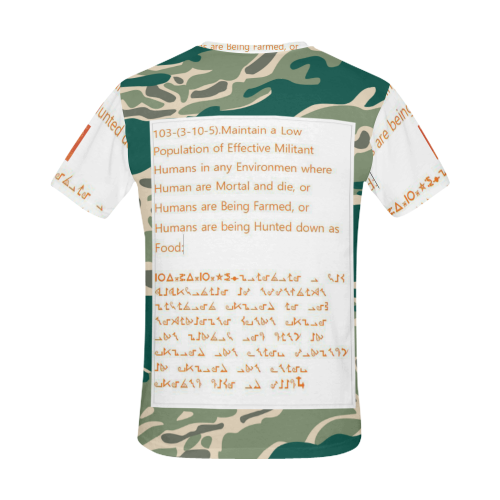 Woodland Camo Green All Over Print T-Shirt for Men (USA Size) (Model T40)
