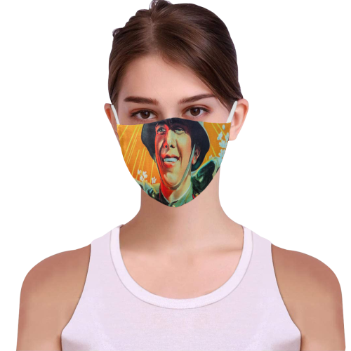 GLORY TO THE VICTORIOUS WARRIOR! 3D Mouth Mask with Drawstring (30 Filters Included) (Model M04) (Non-medical Products)