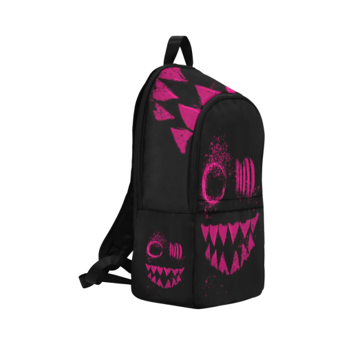 Woke Pink Rave Monster Festival Fabric Backpack for Adult (Model 1659)