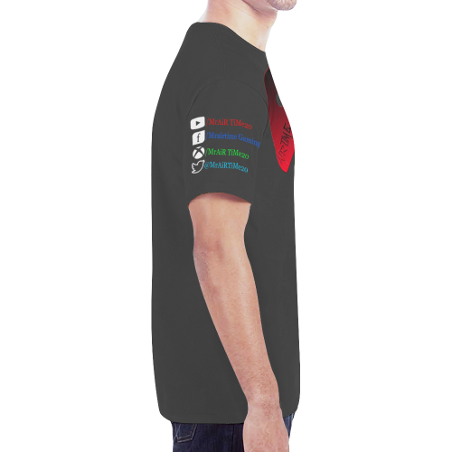 AIRTIME SHIRT YOUTUBE New All Over Print T-shirt for Men (Model T45)