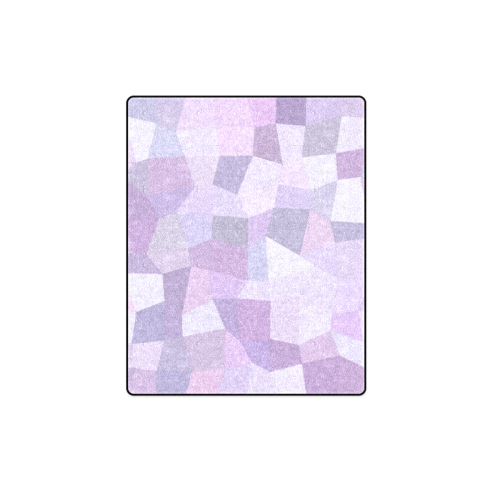 Pastel Purple Mosaic Blanket 40"x50"